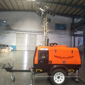SWT 4HVP1600 Trailer Mounted Hydraulic Mast LED Mobile Light Tower for construction or mining